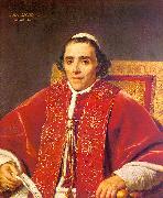 Jacques-Louis  David Portrait of Pope Pius VII_2 oil painting artist